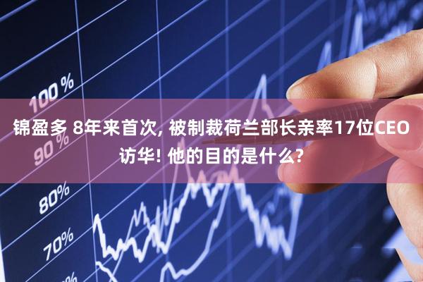锦盈多 8年来首次, 被制裁荷兰部长亲率17位CEO访华! 他的目的是什么?
